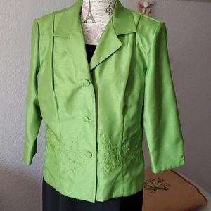 Vintage chartreuse pants and jacket